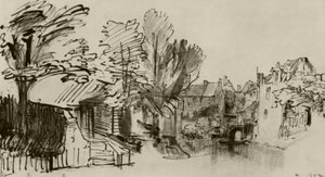 The Singel in Amersfoort by Rembrandt van Rijn